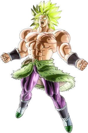 Legendary Super Saiyan Broly PNG Image