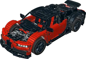 Lego Bugatti Chiron Model Design PNG Image