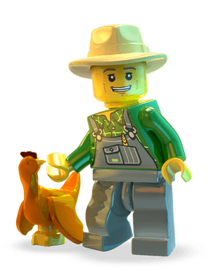 Chase Large Farmer - Lego City Undercover Chase Mccain Farmer, HD Png Download PNG with transparent background