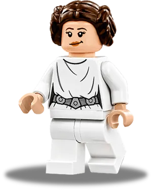 Lego Figure Princess Leia Classic PNG Image