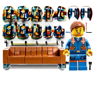 Lego Movie Double Decker Couch Png 82 PNG Image