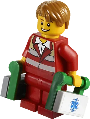 Lego Paramedicin Action PNG Image