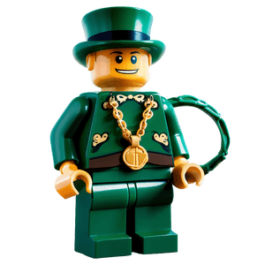Lego St. Patrick's Day PNG wub PNG image with transparent background