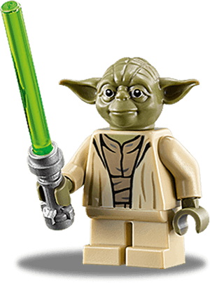 Lego Star Wars Characters Yoda, HD Png Download PNG image with transparent background
