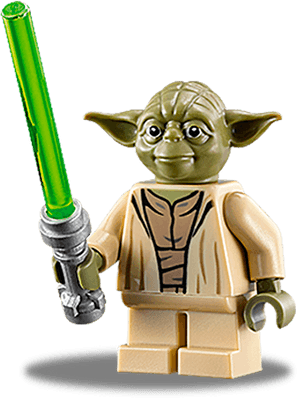 Lego Star Wars Yoda Png, Transparent Png PNG image with transparent background