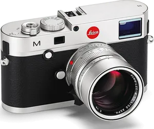 Leica M Camera Silver PNG Image