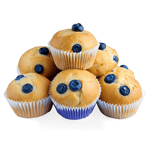 Lemon Blueberry Muffin PNG fmt60 PNG image with transparent background