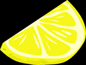 Lemon Slice Illustration PNG image with transparent background
