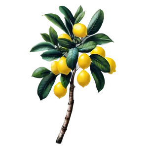 Lemon Tree B PNG Image