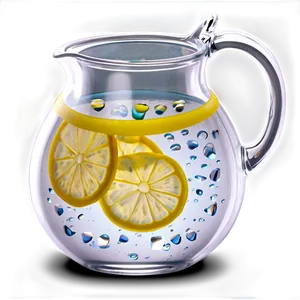 Lemonade Pitcher Png 06282024 PNG Image