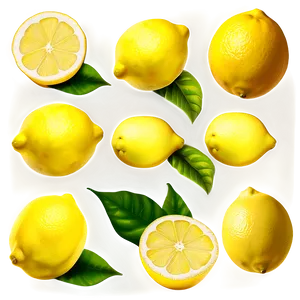 Lemons Drawing Png 06122024 PNG Image