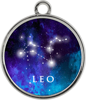 Leo Zodiac Sign Starry Night Blue Silver Plated And - Bracelet, HD Png Download PNG image with transparent background