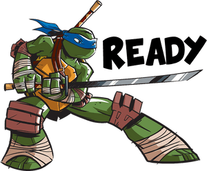 Leonardo Teenage Mutant Ninja Turtles Nickelodeon Sticker - Teenage Mutant Ninja Turtles Leonardo Nickelodeon, HD Png Download PNG image with transparent background