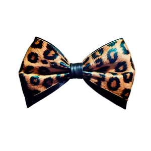 Leopard Print Cheer Bow Png 06212024 PNG Image