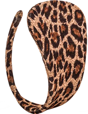 Leopard Print Headband PNG Image