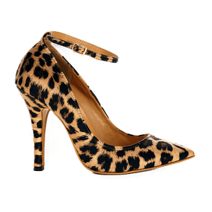 Leopard Print High Heels PNG lkm55 PNG with transparent background