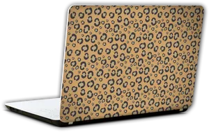 Leopard Print Laptop Cover PNG Image