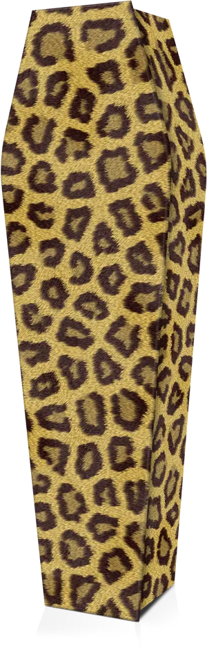 Leopard Print Pencil Skirt PNG Image