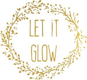 Let It Glow Holiday Wreath PNG Image