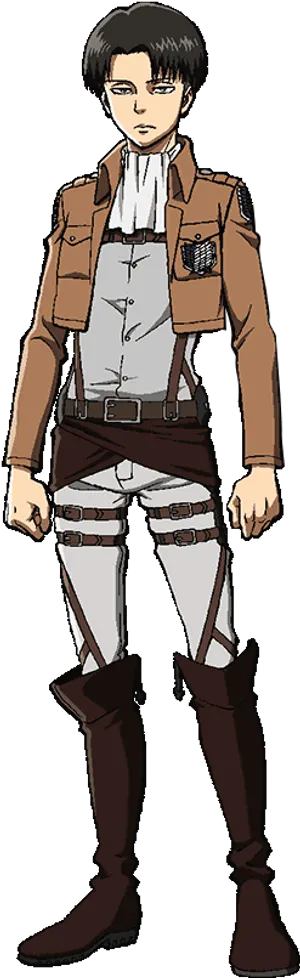 Levi Ackerman Attackon Titan Character PNG Image