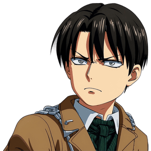 Levi Ackerman Glaring PNG 06112024 PNG image with transparent background