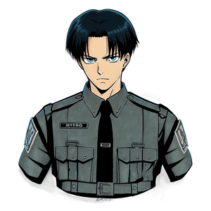 Levi Ackerman Night Ops PNG 06112024 PNG image with transparent background