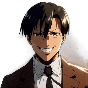 Levi Ackerman Smiling PNG 77 PNG image with transparent background