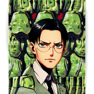 Levi Ackerman Smirk PNG 06112024 PNG image with transparent background