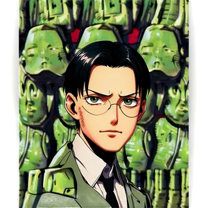 Levi Ackerman Smirk Png 06112024 PNG Image