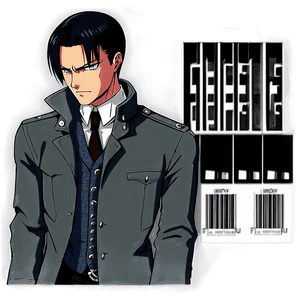 Levi Ackerman Smirk PNG 06112024 PNG image with transparent background