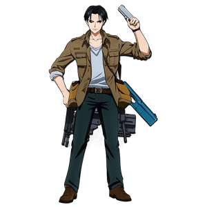Levi Ackerman Undercover Mission PNG bkb PNG image with transparent background