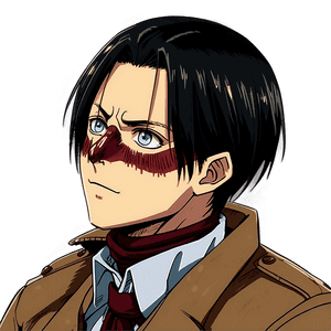 Levi Attack on Titan PNG 06112024 PNG with transparent background