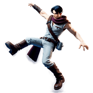 Levi in Action Pose PNG 06112024 PNG with transparent background