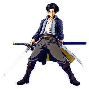 Levi with Swords PNG 68 PNG with transparent background