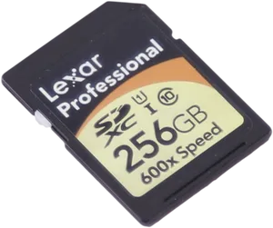 Lexar256 G B S D Card Professional PNG Image