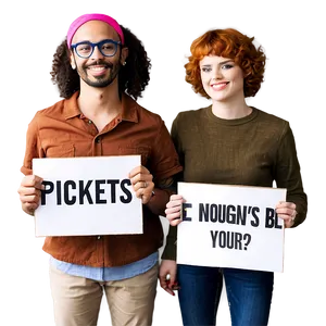 Lgbtq+ Rights Picket Sign Png 99 PNG Image