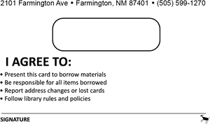 Library Card Png, Transparent Png PNG