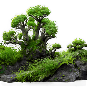 Lichen Landscape PNG ugo PNG