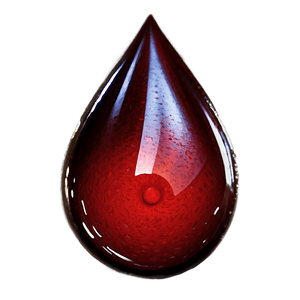 Life's Fluid: Red Blood Drop PNG buv9 PNG image with transparent background