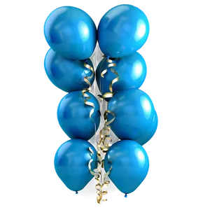 Light Blue Balloons Png Kbj PNG Image