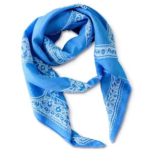 Light Blue Bandana Fabric Png 98 PNG Image