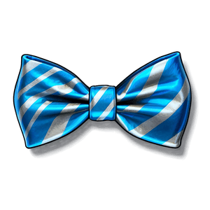 Light Blue Bow Tie Charm PNG 05252024 PNG