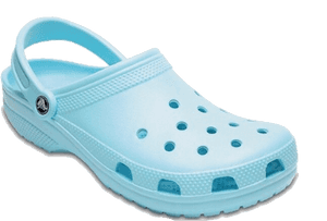 #crocs #vsco #freetoedit - Light Blue Crocs, HD Png Download PNG image with transparent background