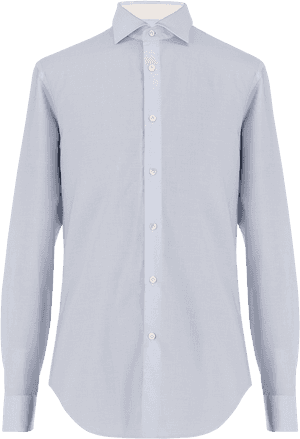 Light Blue Checked Slim Fit Shirt Ss19 Collection, - Formal Wear, HD Png Download PNG with transparent background