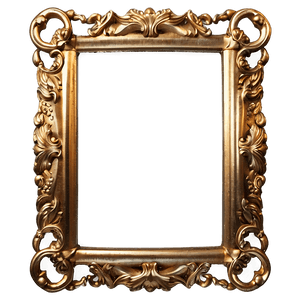 Light Gold Frame PNG   52 PNG