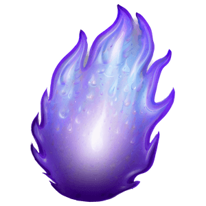 Light Purple Flame PNG yek PNG