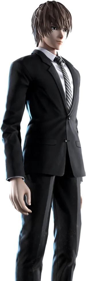 Light Yagami Death Note Character PNG Image