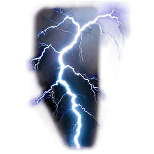 lightning a PNG with transparent background