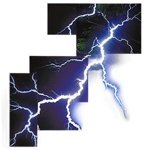 lightning b PNG with transparent background