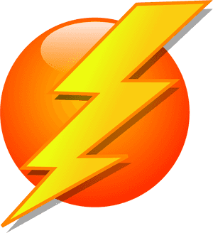 Clip Art Lightning - Lightning Bolt Clipart, HD Png Download PNG